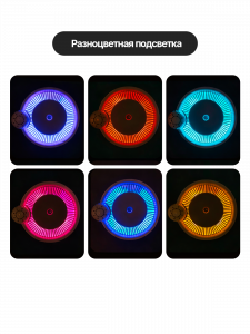 Увлажнитель воздуха для дома аккумуляторный с подсветкой Огонёк OG-HOM03 Белый